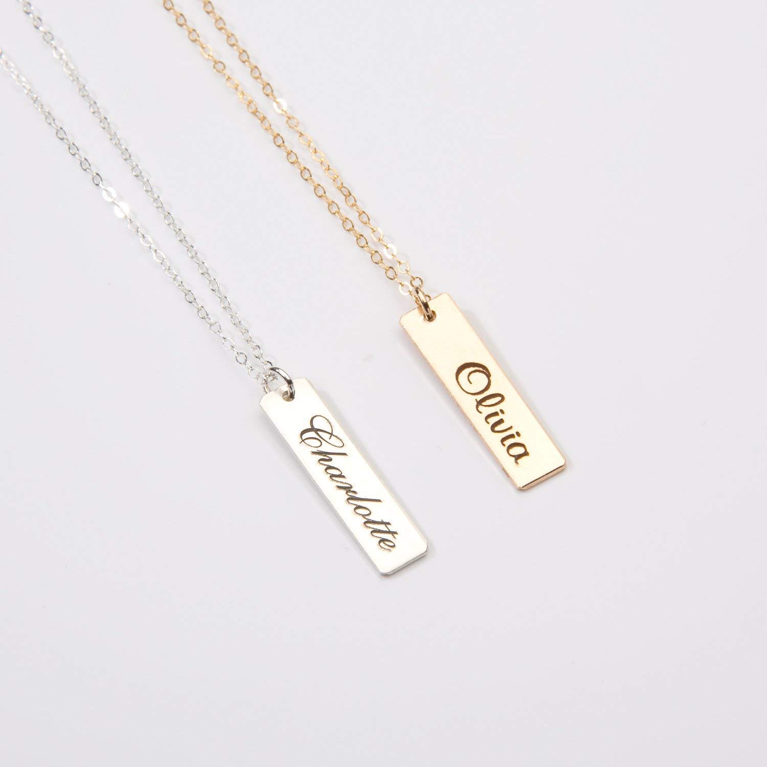 mother's day necklace with children's names