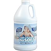 NuSoft 64 fl oz Ultra Concentrated Hypoallergenic Fabric Softener - Enhanced Softness & Freshness, Reduces Wrinkles & Static Cling, Safe on Colors & Delicates, Great for Delicate Skin (419690)