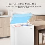 COMFEE RCC102WH2UK(E) 99L Freestanding Chest Freezer Convertible Fridge view 3