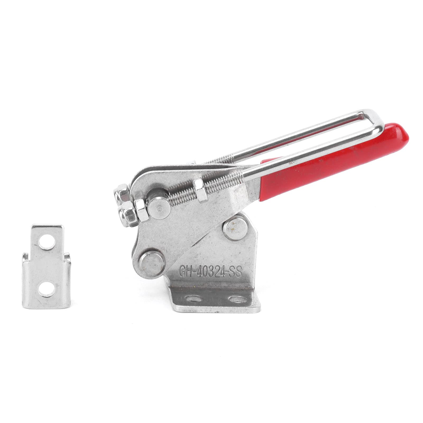 Stainless Steel Toggle Latch Catch, Fast Clamping, Ergonomic Handle, Easy Installation, for Woodworking, Home Improvement
