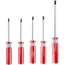 Uxcell 5-Piece U-Shaped Screwdriver Bit Set - 1/4" Hex Shank, Magnetic, S2 Steel, Sizes U4-U8 - View #13