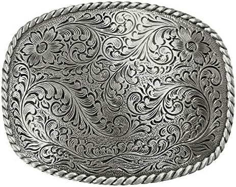 Amazon.com: Rhinestone Crystal Belt Buckle Antique Oval  display picture 3