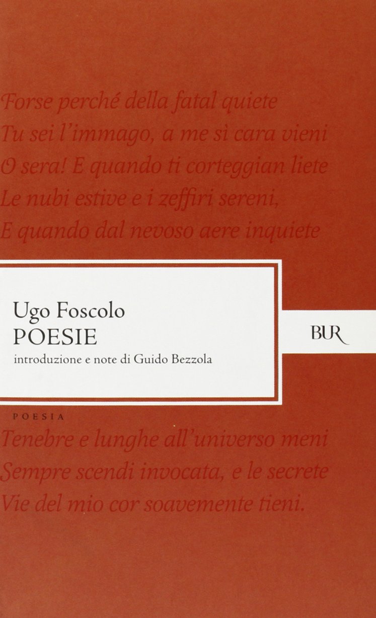 Amazon It Poesie Foscolo Ugo Libri