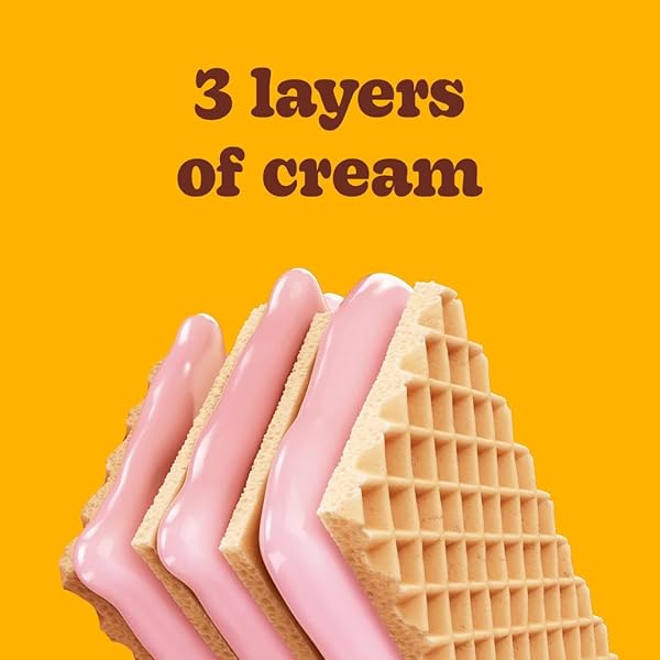 BAUDUCCO STRAWBERRY WAFERS – CRISPY WAFER COOKIES WITH 3 DELICIOUS, INDULGENT, DECADENT LAYERS OF STRAWBERRY FLAVORED CREAM – DELICIOUS SWEET SNACK OR DESSERT – 9.0 OZ (PACK OF 1)
