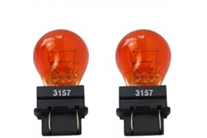 Kadiby (2 Pack 3157NA Bulb 3157NA Bulbs Parking/Turn Signal/Daytime Running Lamp(DRL) Lights Amber Yellow Orange Light Bulbs 3457NA 3047NA 3057NA 4114NA 3457NA 4157NA 4057NA 12v 27/7w