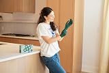 FRAMAR Green Nitrile Gloves Medium Biodegradable Latex-Free 100 Pack view 3