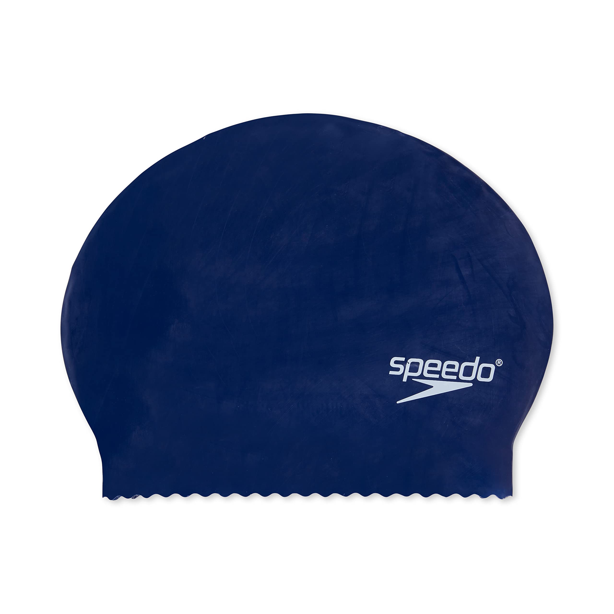 Photo 1 of Speedo unisex Speedo Latex Solid Cap, Navy, One Size swim caps, Navy, One Size US