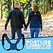 CAMP BEN Padded Posture Brace Corrector for Women and Men (Lg 37-46