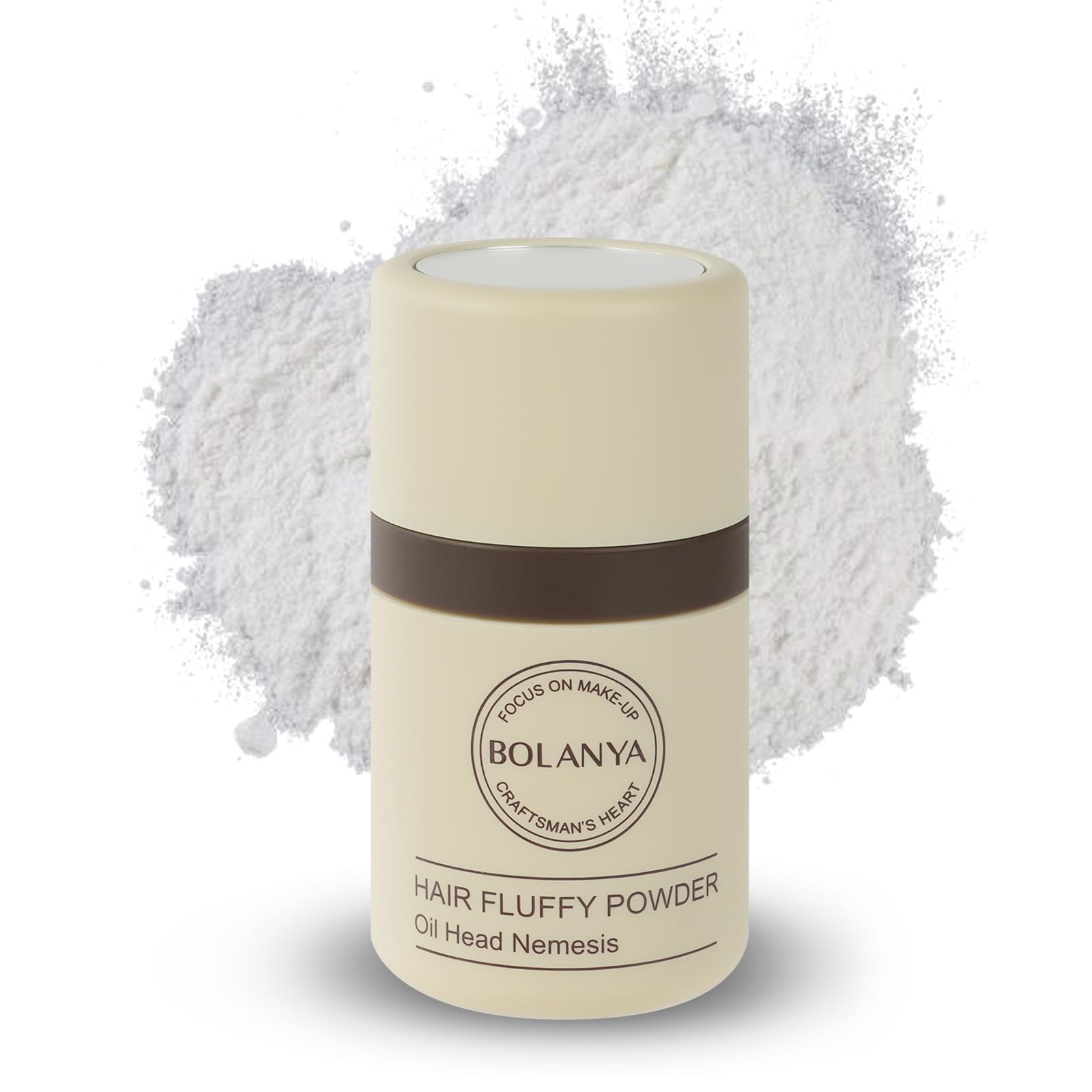 Quick Hair Styling Texturising Powder, Hair Oil Control Powder Volumising Hair Products with Mirror and Puff, Instant Volume and Matte Finish Thickening Product