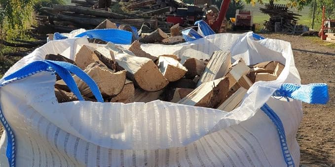 Woodbag Hochwertiger Holz Big Bag mit Auslaufboden/Sternenboden