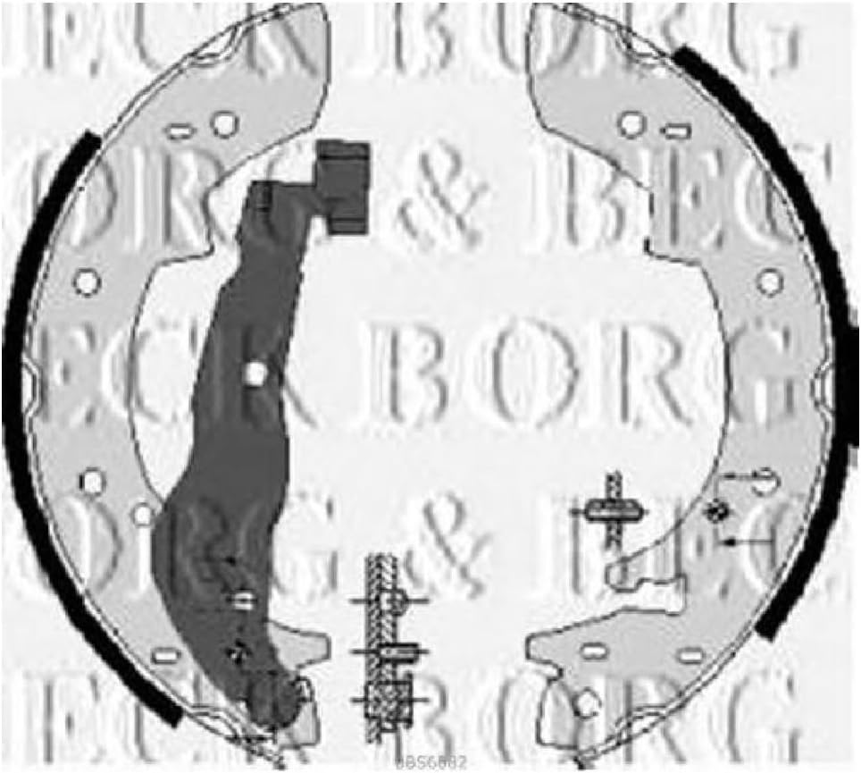 Borg & Beck BBS6082 Brake Shoes and Accessories