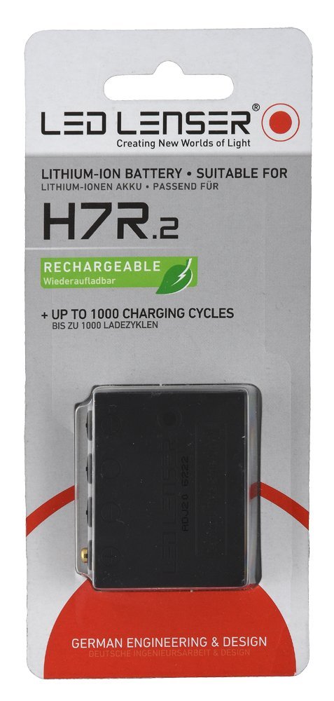 Ledlenser Rechargeable 1400 mAh battery for H7 SE, H7R SE, H7R.2, iH7R CRI Head Torch, TU - Image 5