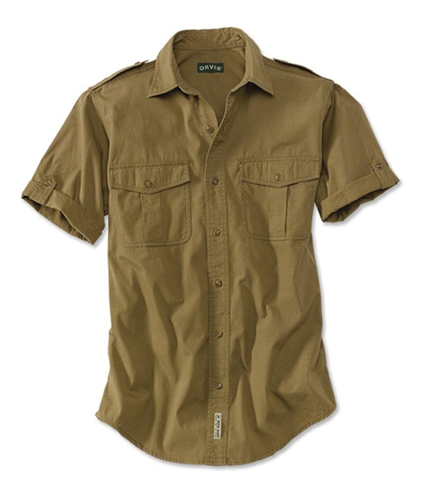 Men Orvis Short-Sleeved Bush Shirt foretadrenaline.com