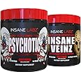 Psychotic, and Insane Veinz, Pre Workout Stack (Fruit Punch)