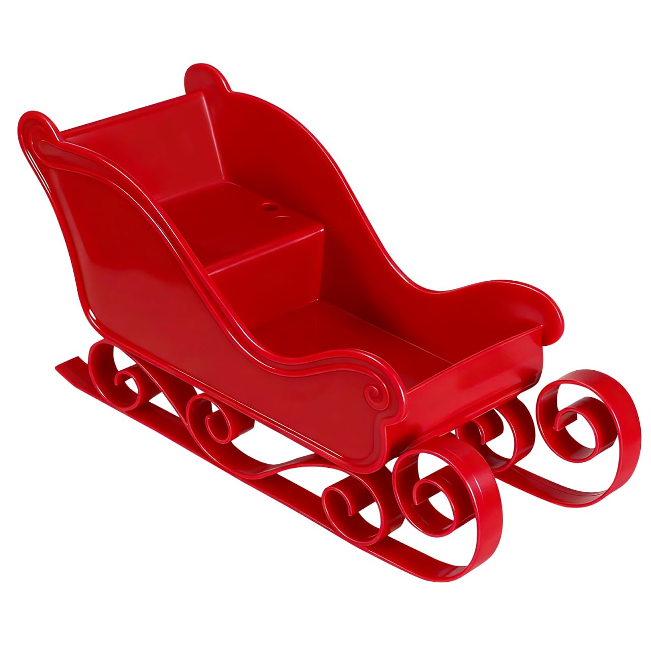 NUOBESTY 1 Pc Mini Christmas Sleighs Adorable Christmas Sleigh Desktop Decoration Christmas Tree Pendant Sleigh Decor Plastic Sleigh Ornament for Xmas Tree, Home Decor