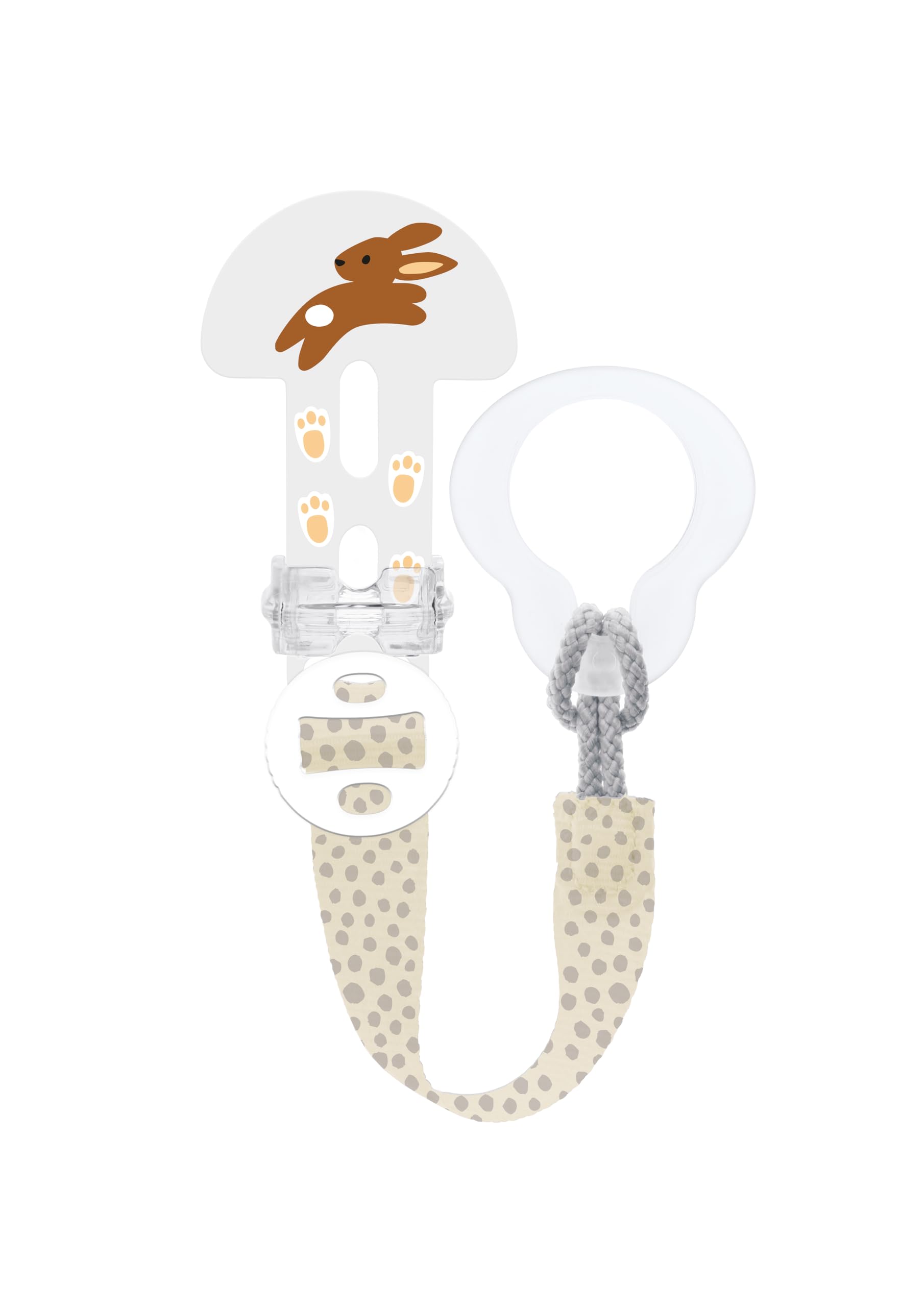 MAM Pacifier Adjustable Length Adjustable Teat Cover Washable Neutral Pack of 1 Assorted