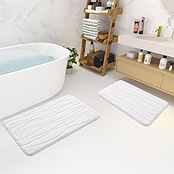 Buganda Memory Foam Bathroom Rug Mat 59x20, Extra