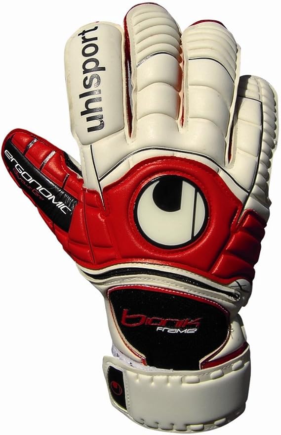Uhlsport Ergonomic Bionik XChange Mens Goalkeeper Gloves 7", White