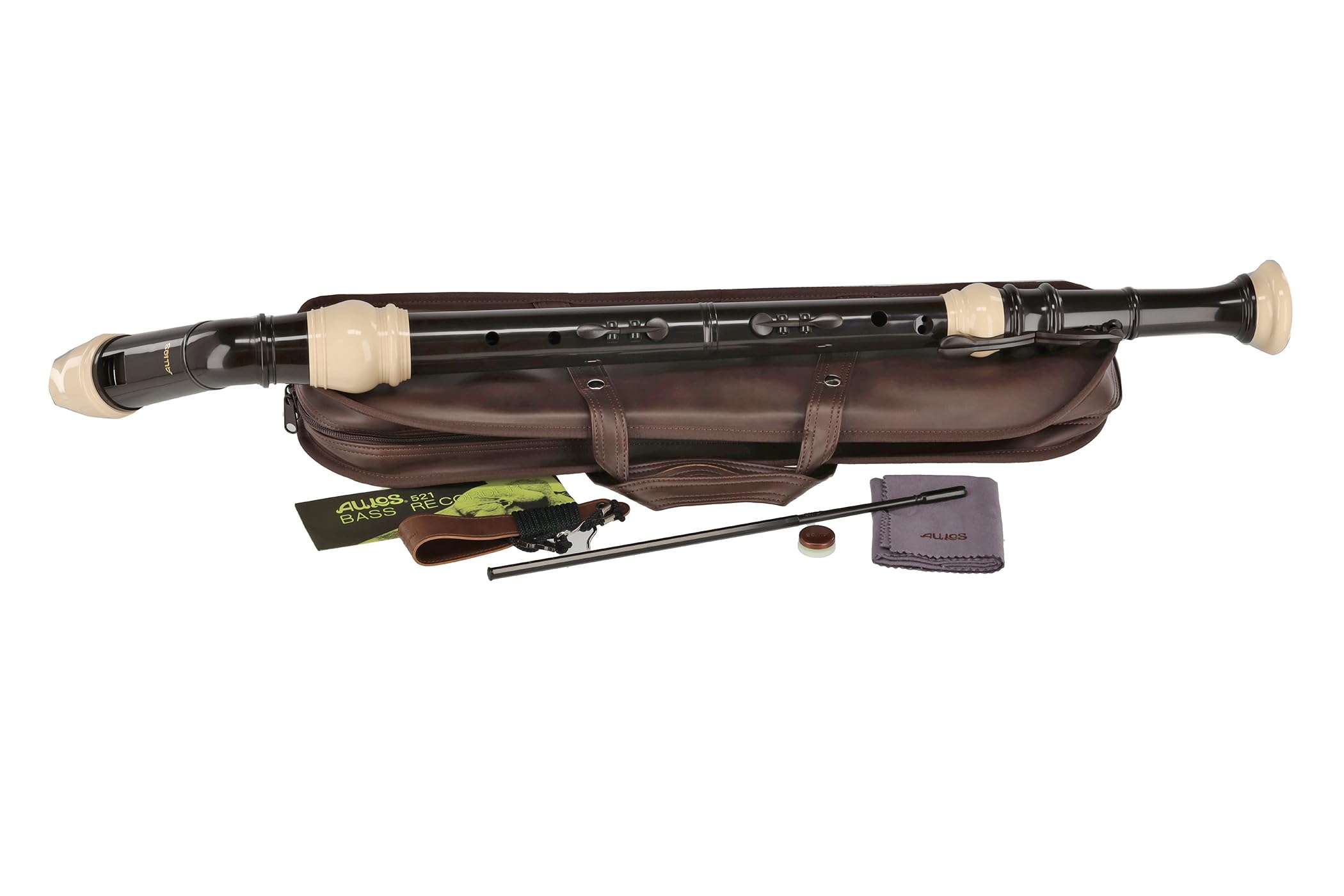 Aulos 521 "Knickstyle" Bass Recorder