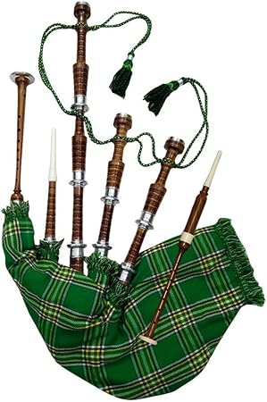 Schottischer Dudelsack Aus Rosenholz Naturfarben Mit Einfachen Silbernen Beschlagen Lehrbuch Evtl Nicht In Deutscher Sprache Tragetasche Basspfeifen Schilfrohr Full Size 40 X 20 Brown Irish National Amazon De Musikinstrumente