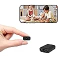 DnxnIaIfy Mini WiFi Camera, 4K HD Indoor WiFi Security Pet Camera, Nanny Cam with Motion Detection Night Vision,iOS,Android Phone APP Control