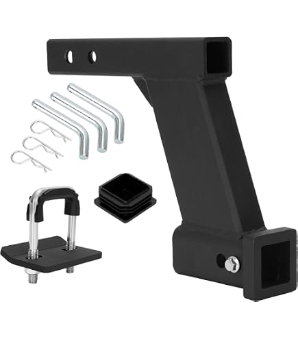 2 Inch Receiver Hitch Extender TOPTOW Dual Hitch Extender - 2" & 10 ...