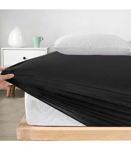 Biloban 2-Pack Twin Fitted Sheets - Deep Pocket 14", Super Soft Microfiber, Pink - For Kids & Teens