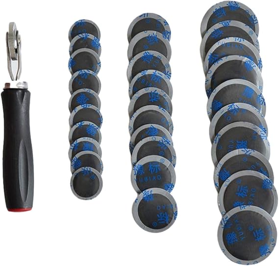 30PCS Tire And Tube Patch Kit Bike Inner Tube Patch Kits