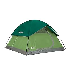 Coleman Sundome Camping Tent with Rainfly, 2/3/4/6