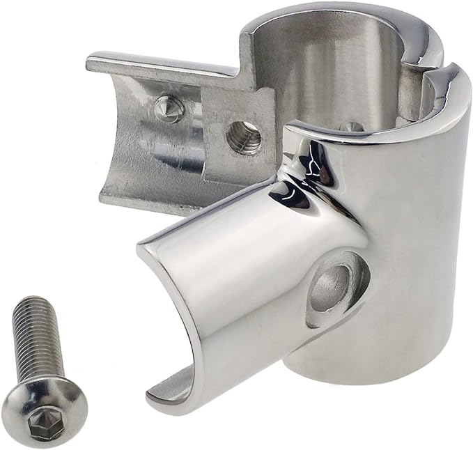 keehui Heavy Duty 316SS Boat Hand Rail Fitting Polished