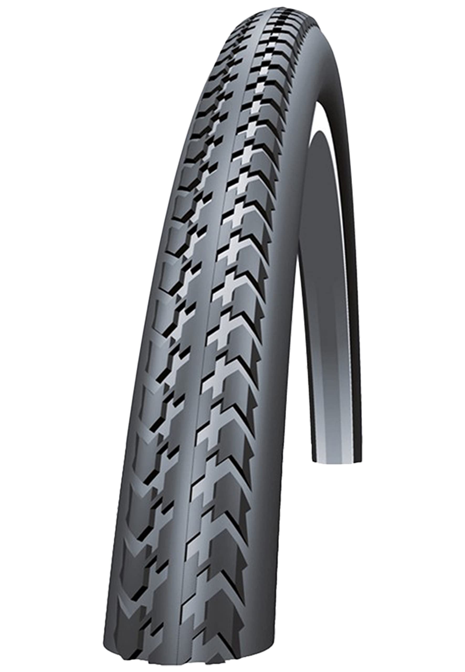 Schwalbe SW Carrozzella 24x1 3/8 (37-540, cordoni Unisex Adulto, Grigio, 24 x 1