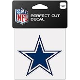 NFL Dallas Cowboys Decal4x4 Perfect Cut Color Decal, Team Colors, One Size