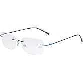 Eyekepper Ladies Frameless Reading Glasses - Lightweight Rimless Readers for Women