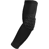 CHAMPRO Tri-Flex Compression Arm Sleeve with Padded Elbow for Football, Basketball, and More