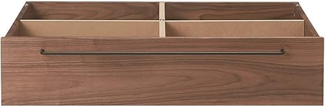 Amazon Co Jp 無印良品 ベッドフレーム下収納 小 ウォールナット材 幅80 奥行60 5 高さ19cm ホーム キッチン