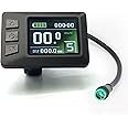 HUDAMZKY Ebike Color Screen Display Meter KT-LCD7C 24V 36V 48V 52V Electric Bike Conversion Kit Display for KT Controller