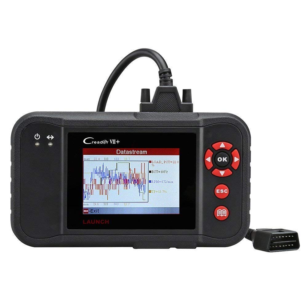 Amazon.com: Launch Creader VII+ OBD2 Scanner ABS SRS Transmission and  Engine Code Reader Diagnostic Scan Tool: Automotive