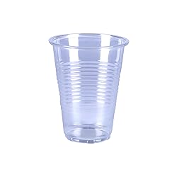 Amazon Basics Small Disposable Clear Plastic