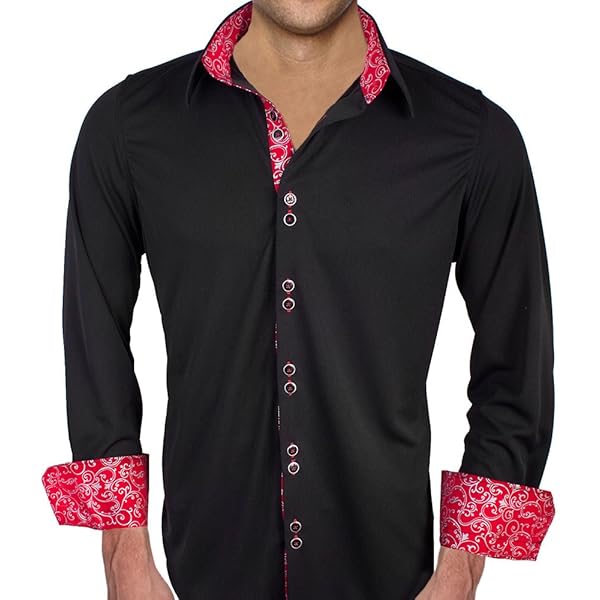 Black with Neon Pink Moisture Wicking Dress Shirt - Made in USA (XS Modern  Fit) at Amazon Men's Clothing store