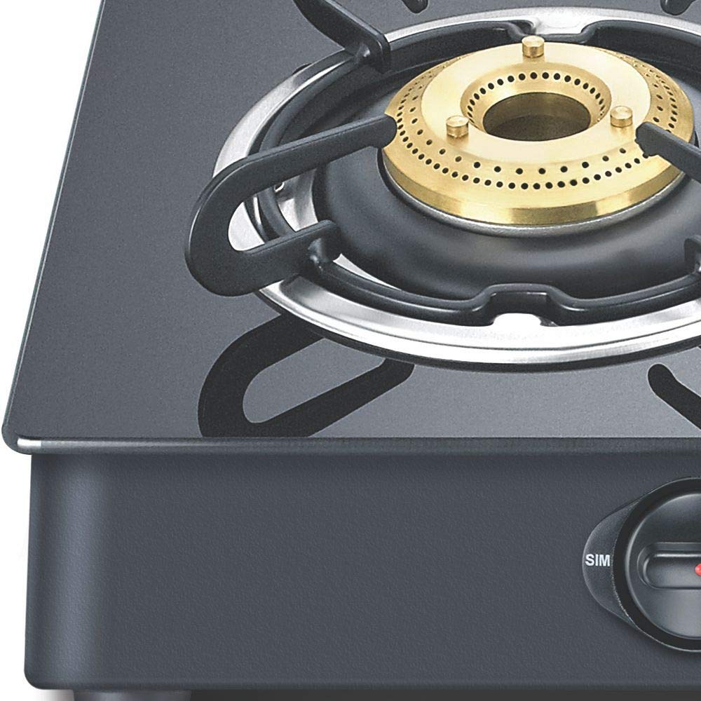 Marvel Glass Top 2 Burner Manual Ignition Gas Stove Prestige Best
