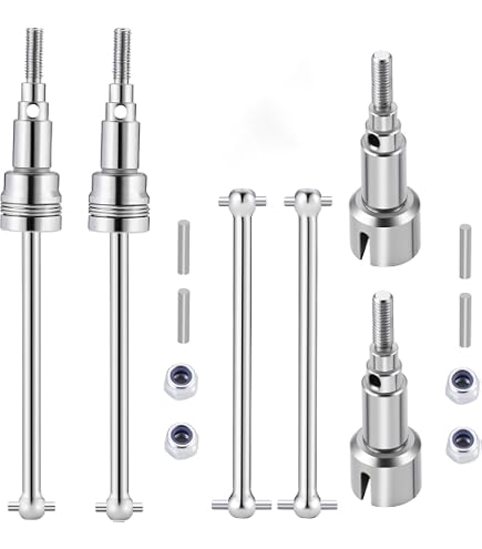 Amazon.com: 4Pcs Metal Drive Shaft CVD & Wheel Hex for Haiboxing