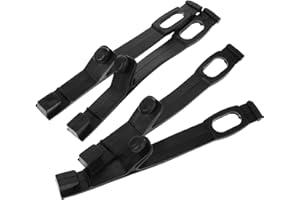 CALLARON Motorcycle Headlight Fixed Rubber Straps 4Pcs Strong Mounting Brackets for-Road Motorbike