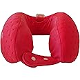 Be Relax My Memory Foam Wellness Pillow (Coral). Designed in Paris. 360° Ergo-Smart Flatback Shape with an Exclusive Heat Patch to Ease Your Neck Tension.