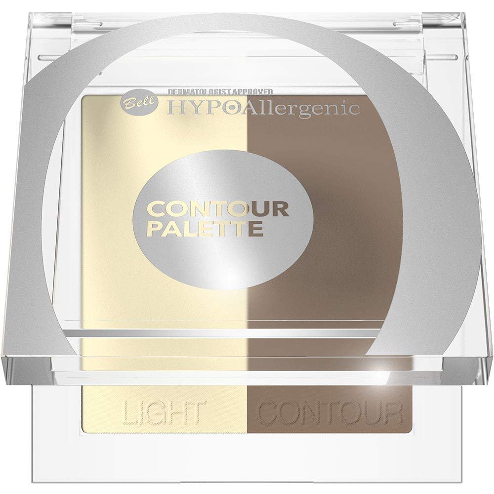 HypoAllergenic Contour Palette No. 01 Contents: 10 g Face Contouring Palette with Highlighter and Bronzer, NA