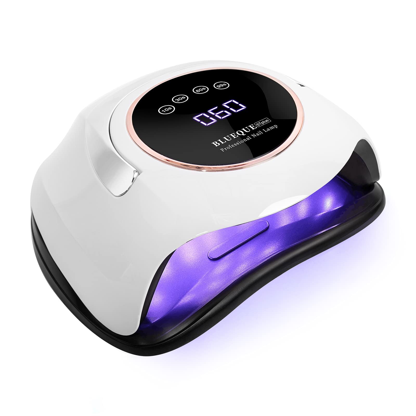 zalati Nail Lamp 180W LED UV Light Curing Lamp with 4 Timers Portable Handle Quick Dryer for Nail Art Care Tool - 180W