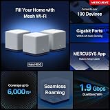 MERCUSYS Halo H50G AC1900 WiFi Mesh System 3-Pack Dual Band Extender Booster view 3