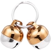 Beau's Bells 2 Extra Loud Cat &amp; Dog Bells | Pet Tracker | Save Birds &amp; Wildlife | Luxury Handmade Copper (Small)