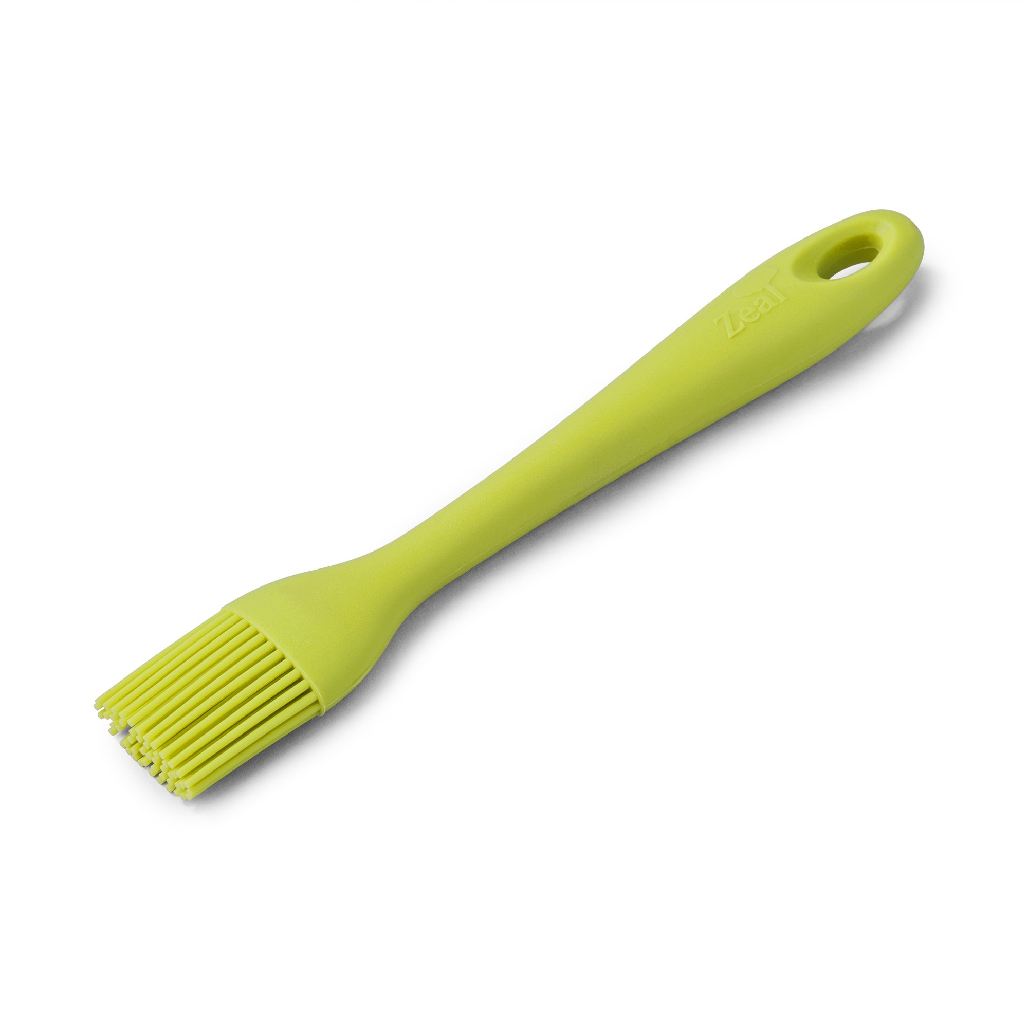 Zeal Silicone Pastry Brush – Flexible Non-Stick Basting Brush for Baking, BBQ & Cooking, Heat-Resistant Silicone, 20cm, Lime Green