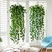 XIAOHESHOP XHSP 2pcs Artificial Green Ivy Vine Potato Leaves Garland Plants Vine Fake Foliage Home Decor,35