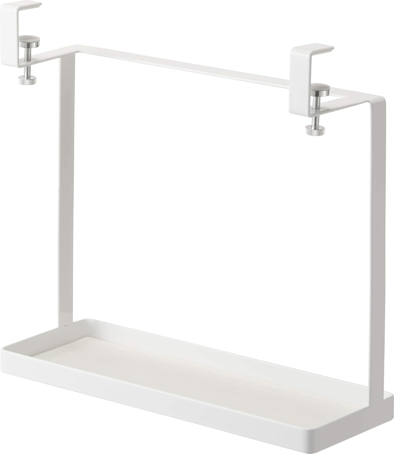 Amazon Co Jp 山崎実業 Yamazaki 洗面戸棚下ラック タワー ホワイト 約25x9x24cm タワー 浮かせて収納 シリコーンマット付き 収納ラック 4998 ホーム キッチン